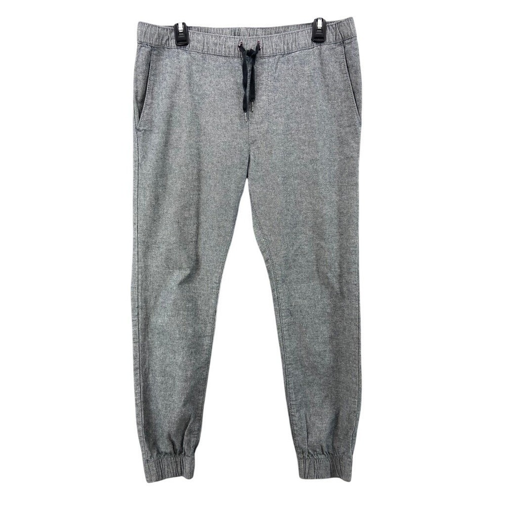 Bullhead Denim Co Jogger Pants Mens Medium Grey Skinny Fit Elastic Waist Cotton
